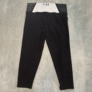 Y2K Victorias Secret PINK Capri Yoga Legging Women Sz XS Athleisure Workout Gym